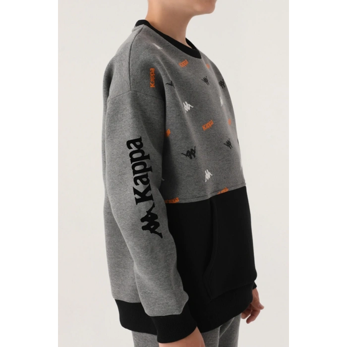 KAPPA ERKEK ÇOCUK SWEATSHIRT - MELANJ