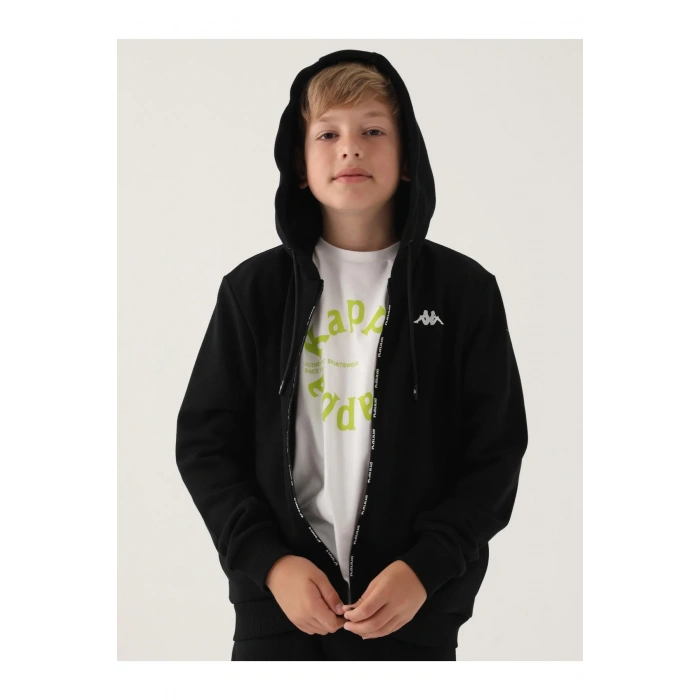 KAPPA ERKEK ÇOCUK SWEATSHIRT - SİYAH