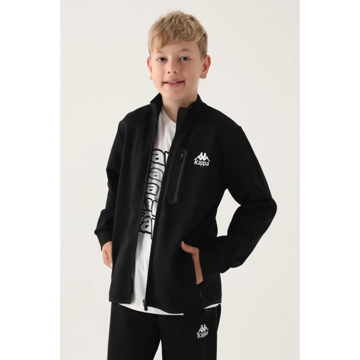 KAPPA ERKEK ÇOCUK SWEATSHIRT - SİYAH