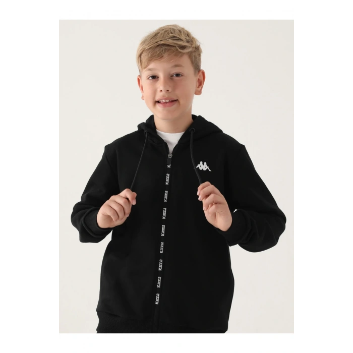 KAPPA ERKEK ÇOCUK SWEATSHIRT - SİYAH