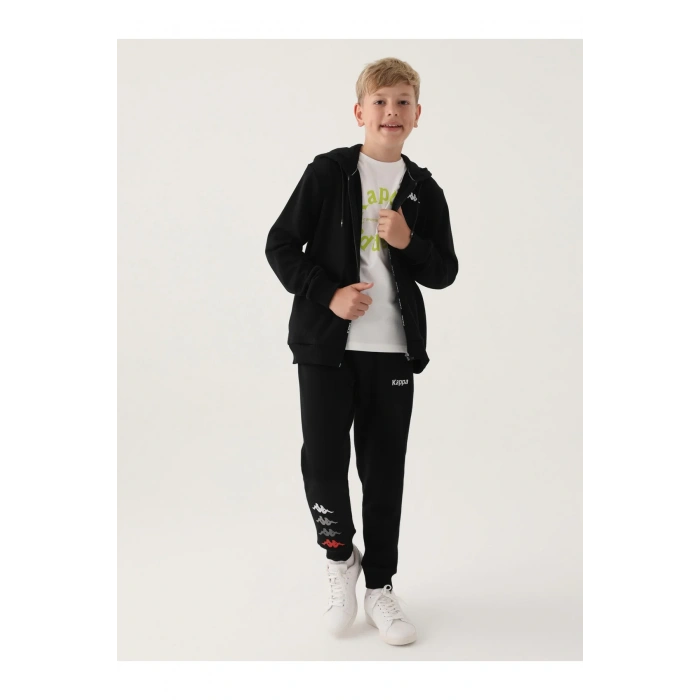 KAPPA ERKEK ÇOCUK SWEATSHIRT - SİYAH