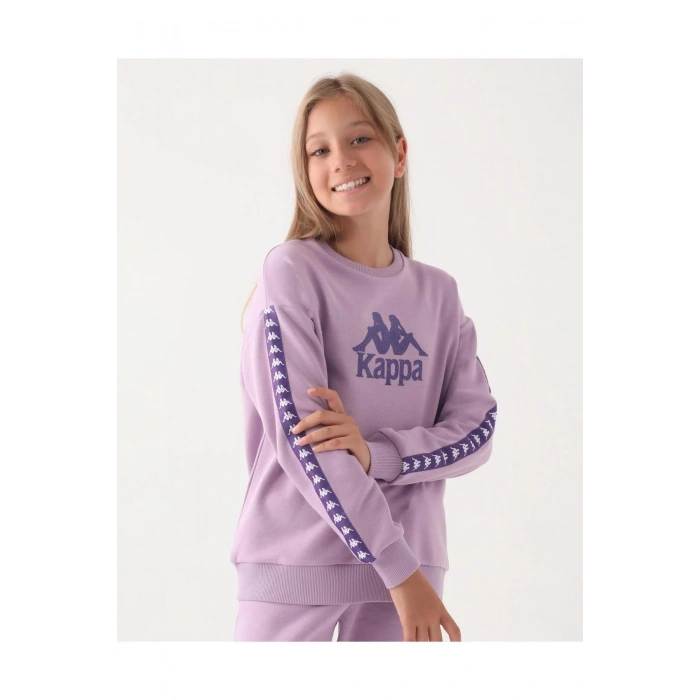 KAPPA KIZ ÇOCUK SWEATSHIRT - LİLA