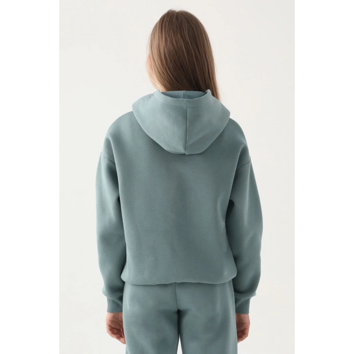 KAPPA KIZ ÇOCUK SWEATSHIRT - PASTEL YEŞİLİ