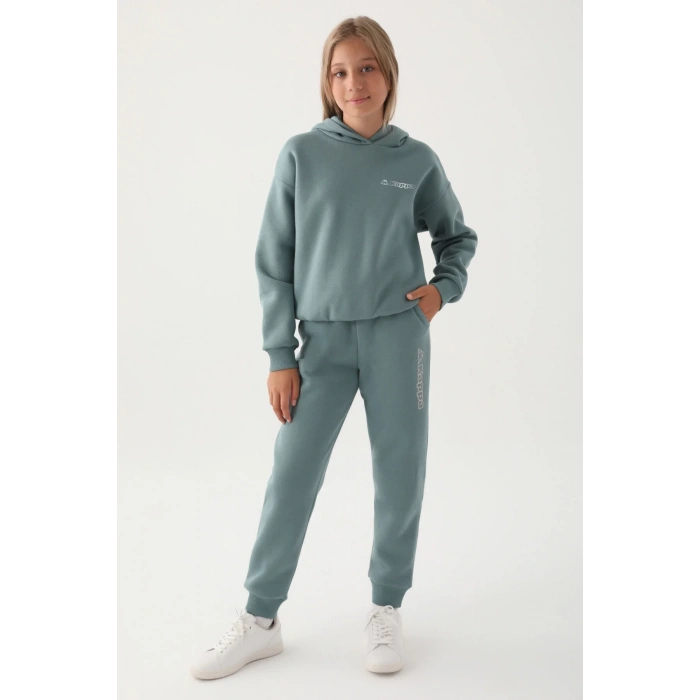 KAPPA KIZ ÇOCUK SWEATSHIRT - PASTEL YEŞİLİ