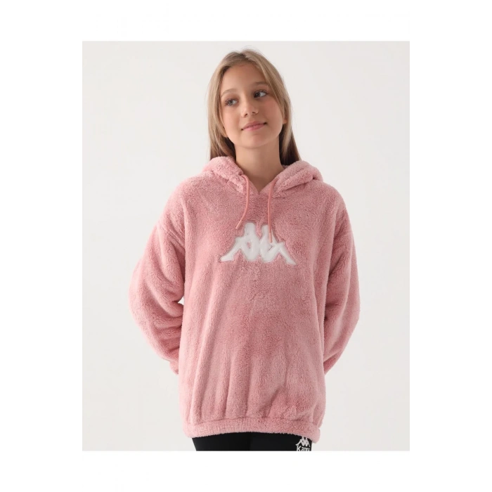 KAPPA KIZ ÇOCUK WELSOFT SWEATSHIRT - RETRO PEMBE