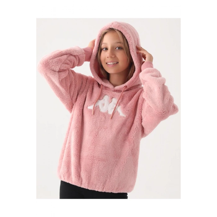 KAPPA KIZ ÇOCUK WELSOFT SWEATSHIRT - RETRO PEMBE