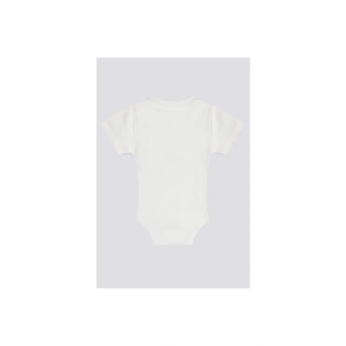 KIZ BEBEK KISA KOL BODY - KREM