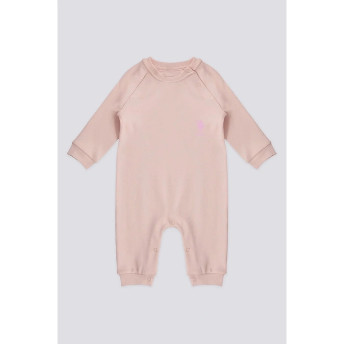 KIZ BEBEK PATİKSİZ TULUM - TOZ PEMBE