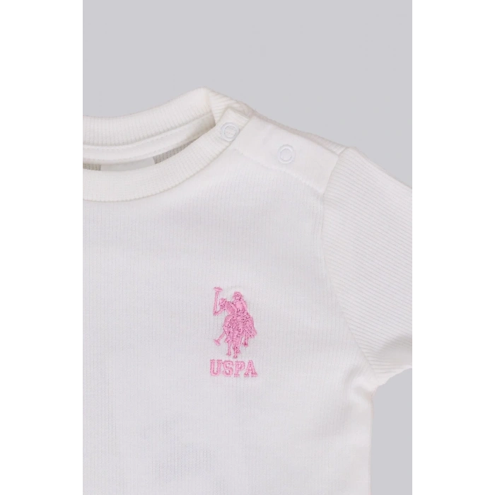 KIZ BEBEK UZUN KOL 2Lİ TAKIM - KREM