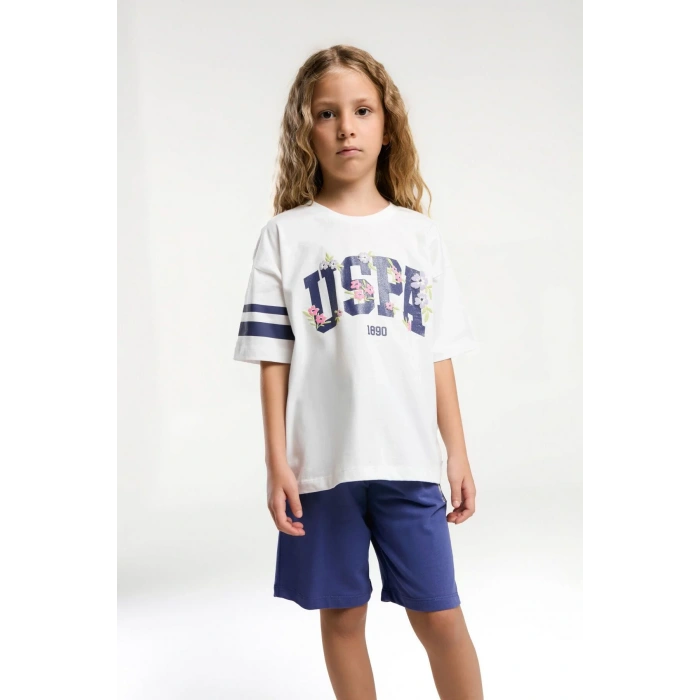 KIZ ÇOCUK BERMUDA TAKIM - Beyaz