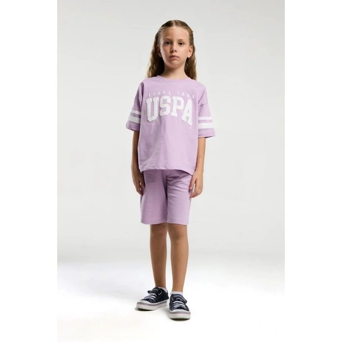 KIZ ÇOCUK BERMUDA TAKIM - MAUVE