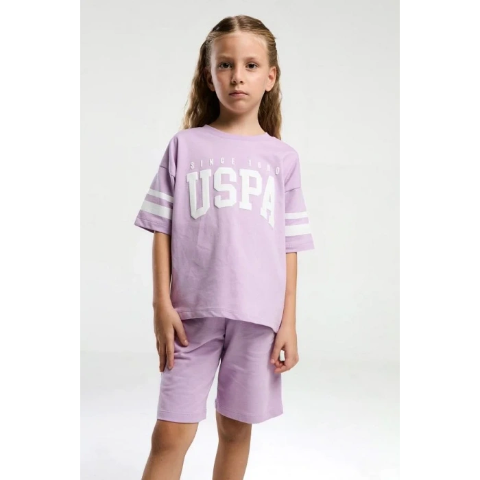 KIZ ÇOCUK BERMUDA TAKIM - MAUVE