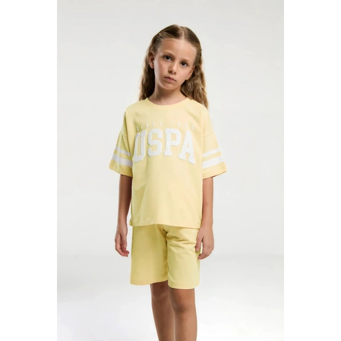 KIZ ÇOCUK BERMUDA TAKIM - Sarı