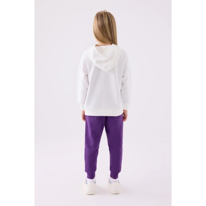 KIZ ÇOCUK EŞOFMAN TAKIM - KREM