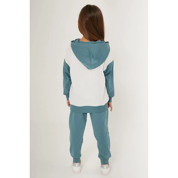 KIZ ÇOCUK EŞOFMAN TAKIM - KREM