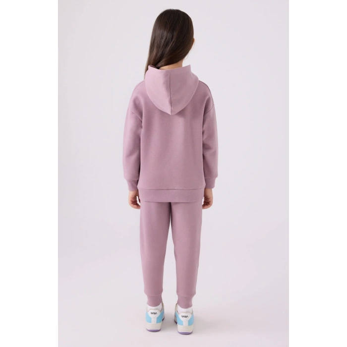 KIZ ÇOCUK EŞOFMAN TAKIM - LEYLAK