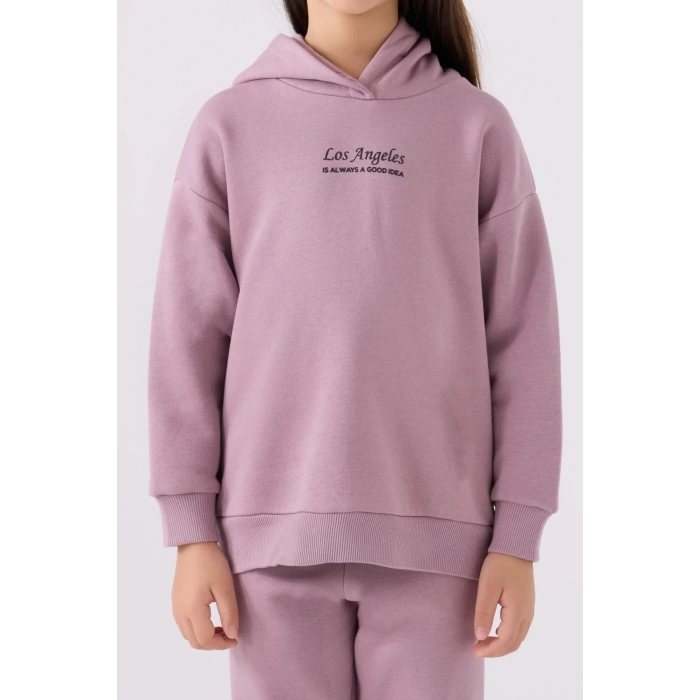 KIZ ÇOCUK EŞOFMAN TAKIM - MOR