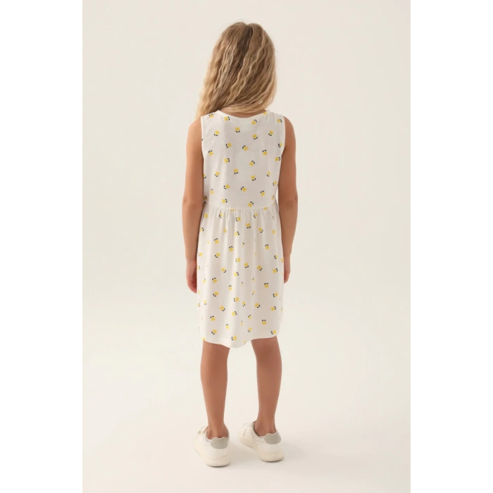 KIZ ÇOCUK GECELİK - KREM SARI