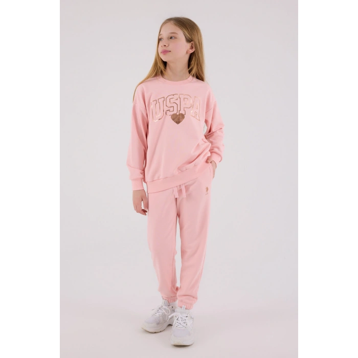 KIZ ÇOCUK İKİLİ TAKIM - AÇIK PEMBE