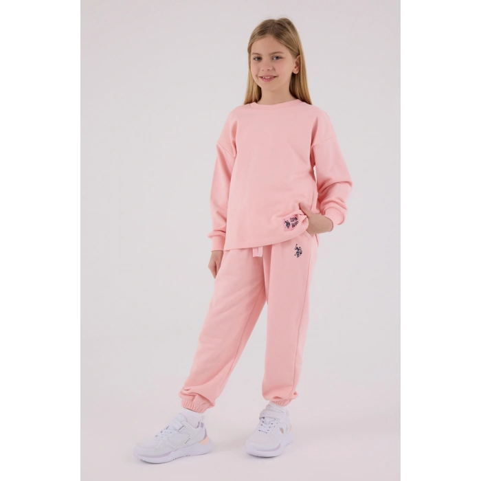 KIZ ÇOCUK İKİLİ TAKIM - AÇIK PEMBE