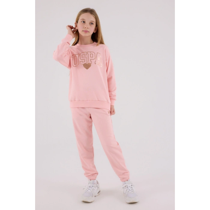 KIZ ÇOCUK İKİLİ TAKIM - AÇIK PEMBE