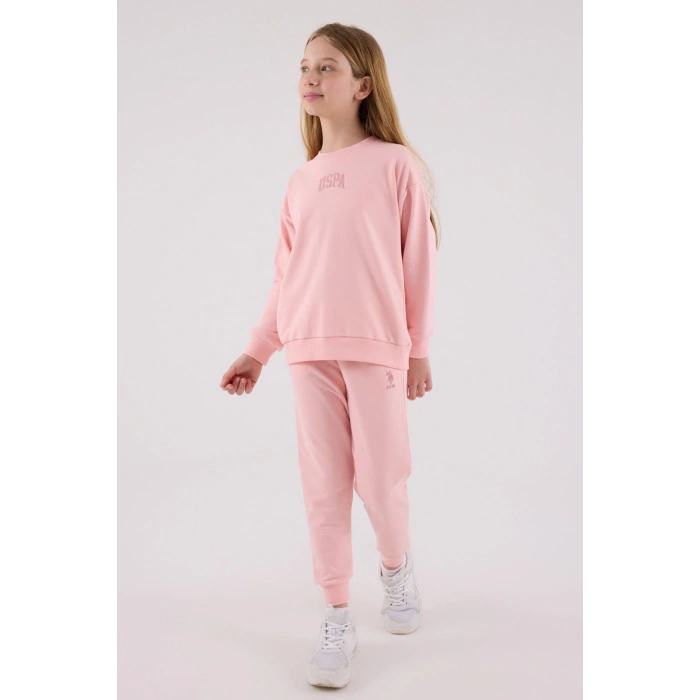 KIZ ÇOCUK İKİLİ TAKIM - AÇIK PEMBE