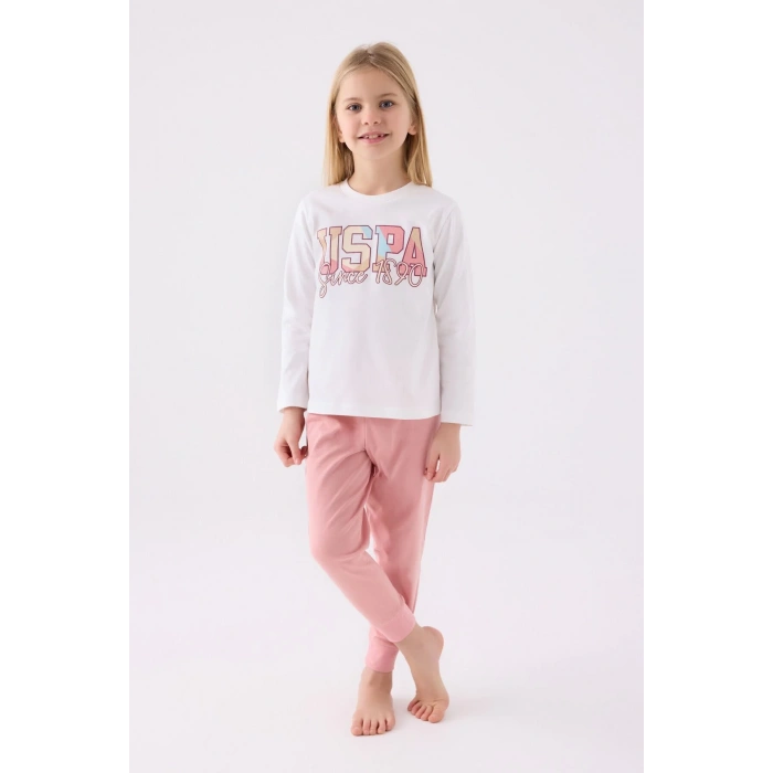 KIZ ÇOCUK İKİLİ TAKIM - KREM