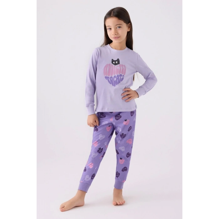 KIZ ÇOCUK İKİLİ TAKIM - LİLA