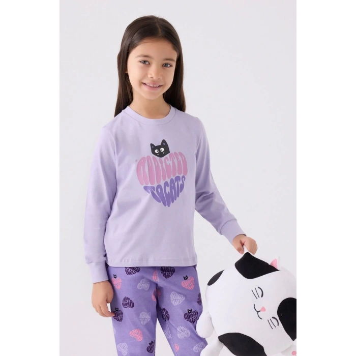 KIZ ÇOCUK İKİLİ TAKIM - LİLA