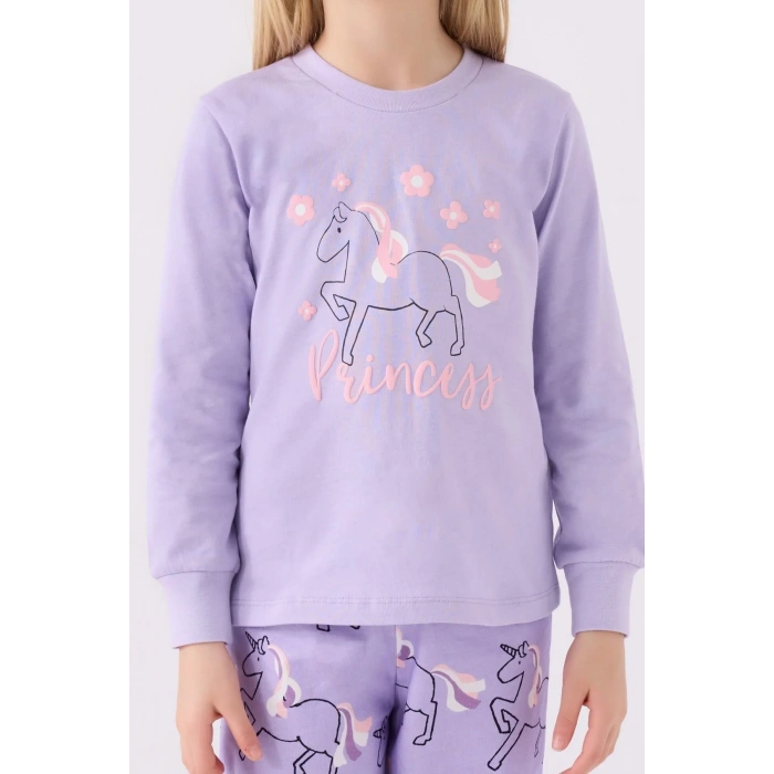 KIZ ÇOCUK İKİLİ TAKIM - LİLA