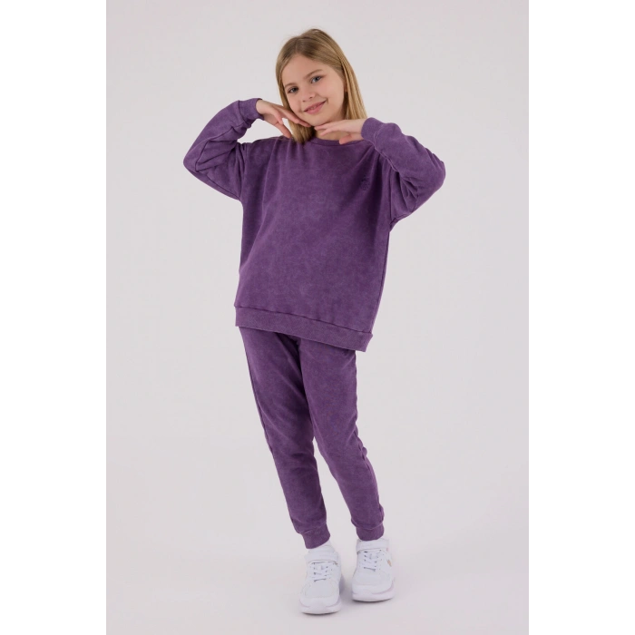 KIZ ÇOCUK İKİLİ TAKIM - MOR