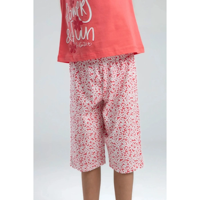 KIZ ÇOCUK KAPRİ TAKIM - CORAL