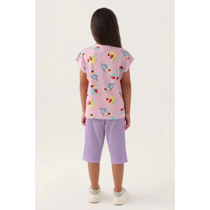 KIZ ÇOCUK KAPRİ TAKIM - ROSE