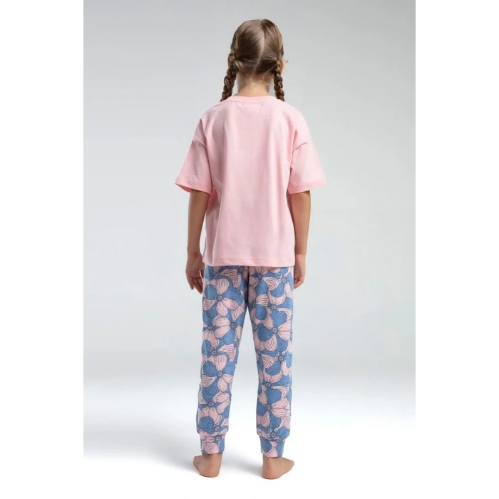 KIZ ÇOCUK PİJAMA TAKIMI - SOMON
