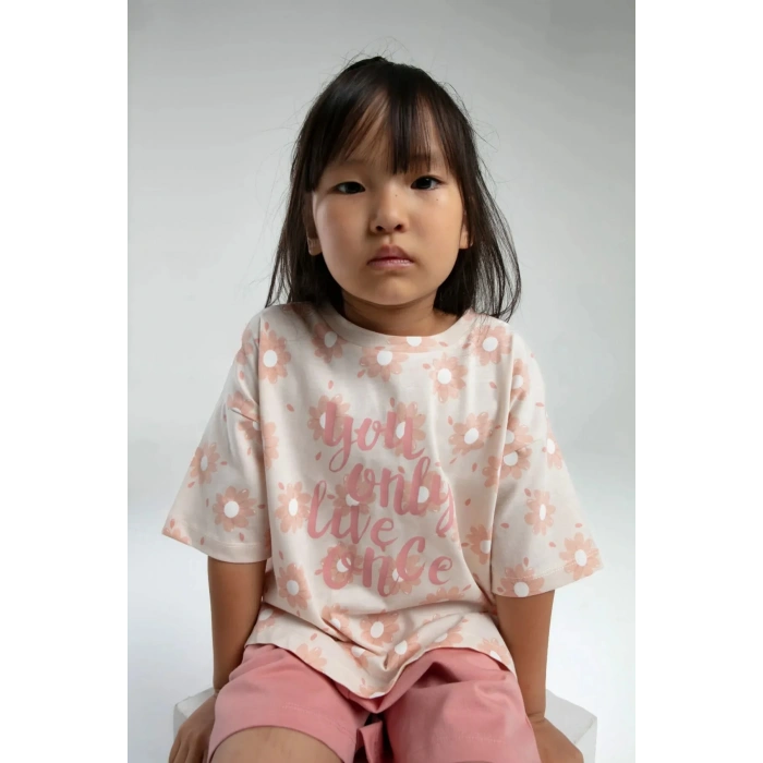 KIZ ÇOCUK ŞORT TAKIM - A.BEJ