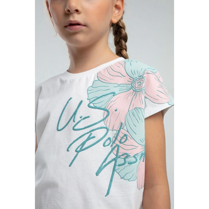 KIZ ÇOCUK ŞORT TAKIM - KREM