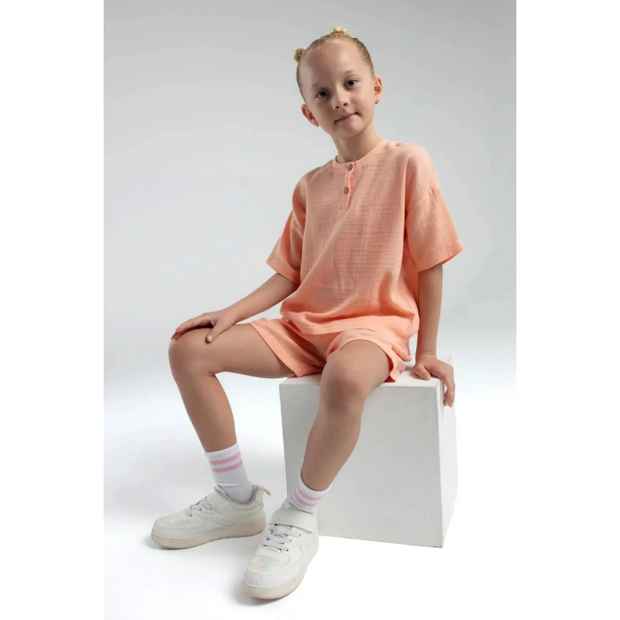 KIZ ÇOCUK ŞORT TAKIM - SOMON