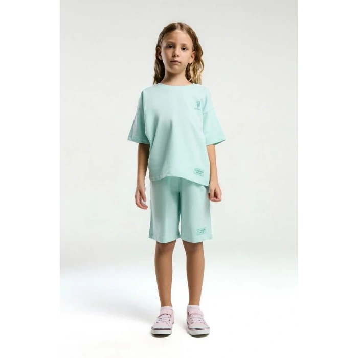 KIZ GARSON BERMUDA TAKIM - NİL