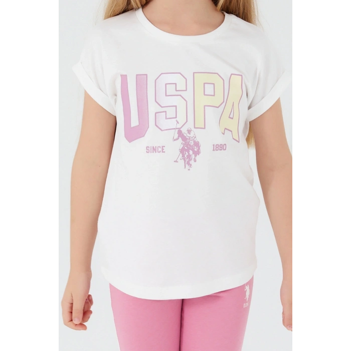 KIZ GARSON BERMUDA TAYT TAKIM - KREM