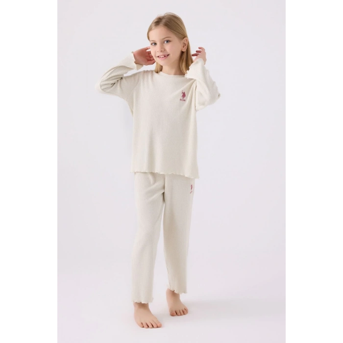 KIZ GARSON İKİLİ TAKIM - KREM