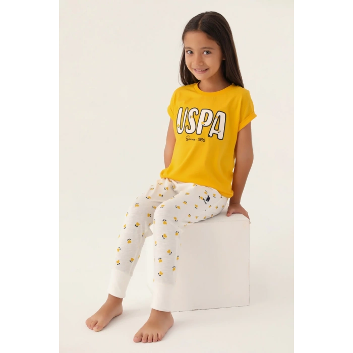 KIZ GARSON İKİLİ TAKIM - Sarı