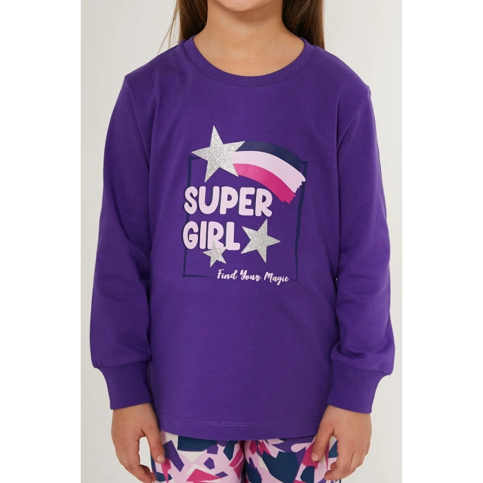 KIZ İKİLİ TAKIM - MOR