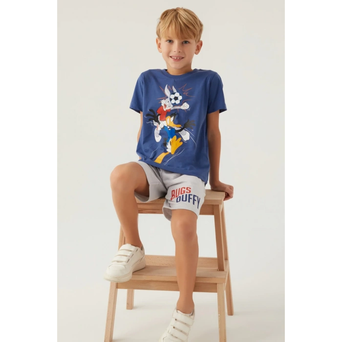 LOONEY TUNES ERKEK ÇOCUK BERMUDA TAKIM - GECE MAVİSİ