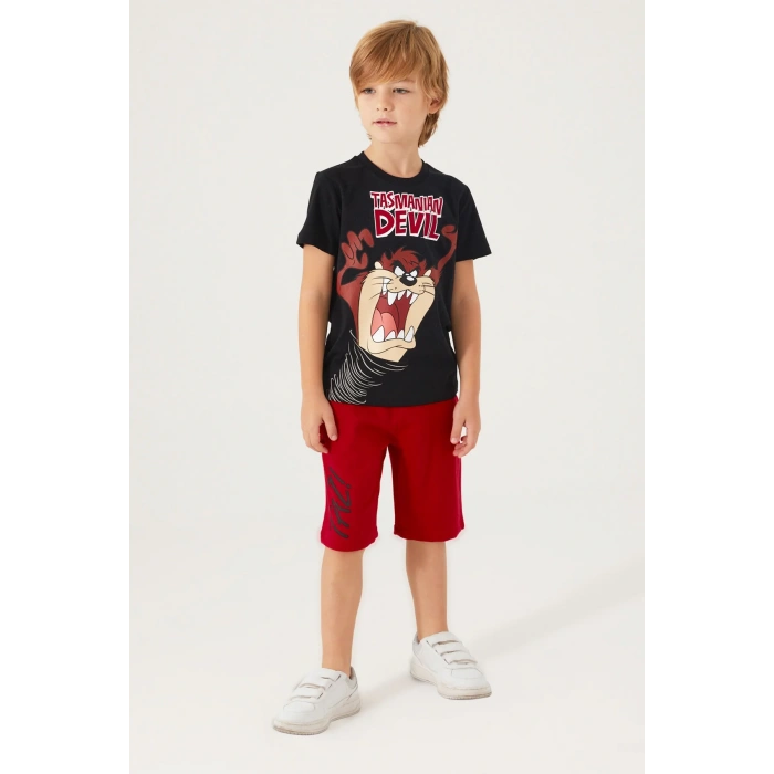 LOONEY TUNES ERKEK ÇOCUK BERMUDA TAKIM - SİYAH