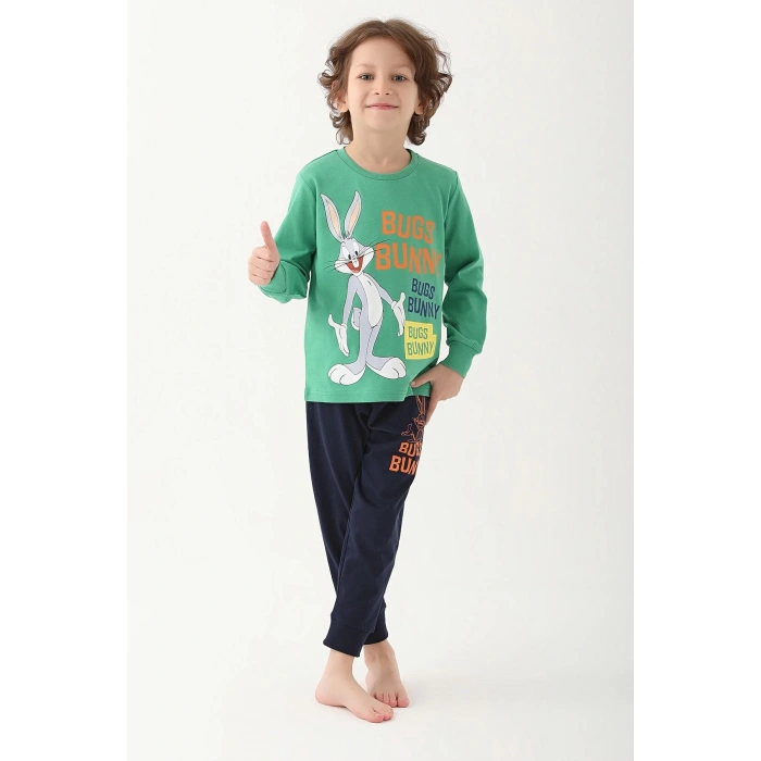 LOONEY TUNES ERKEK ÇOCUK İKİLİ TAKIM - ÇAM YEŞİLİ