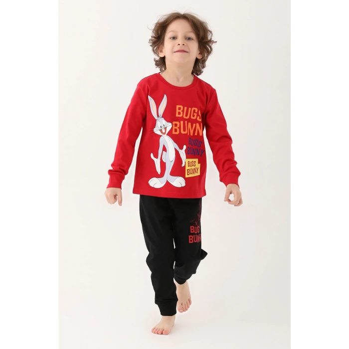 LOONEY TUNES ERKEK ÇOCUK İKİLİ TAKIM - KIRMIZI