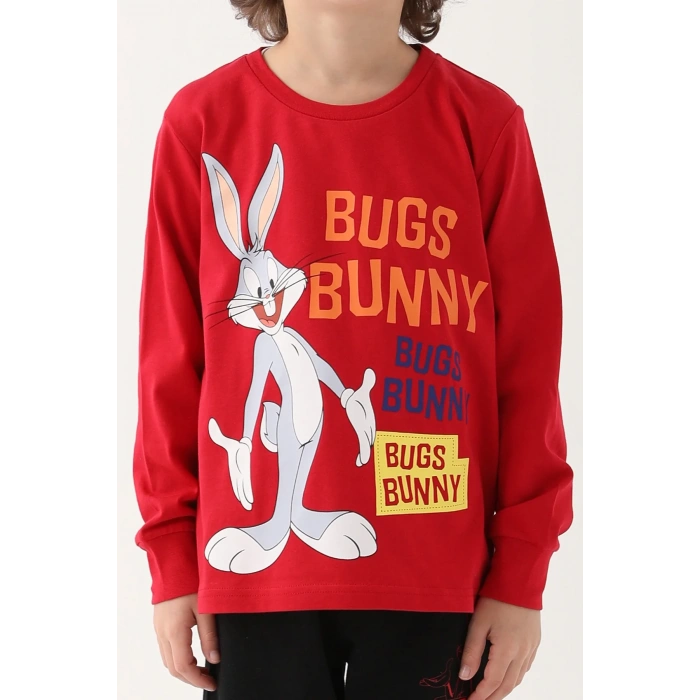 LOONEY TUNES ERKEK ÇOCUK İKİLİ TAKIM - KIRMIZI