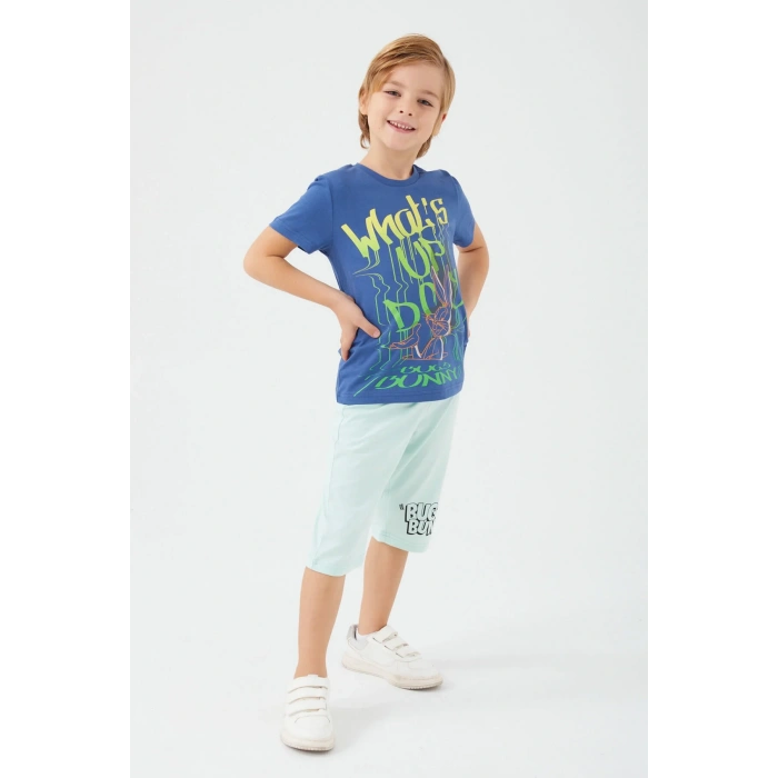 LOONEY TUNES ERKEK ÇOCUK KAPRİ TAKIM - GÖK YÜZÜ