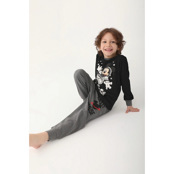 MICKEY MOUSE ERKEK ÇOCUK İKİLİ TAKIM - SİYAH