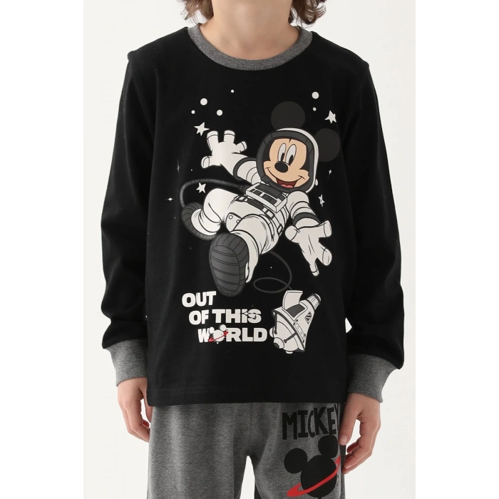 MICKEY MOUSE ERKEK ÇOCUK İKİLİ TAKIM - SİYAH